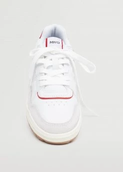 Lace-up Mixed Sneakers Red -Mango Shoes Sales unnamed file 209
