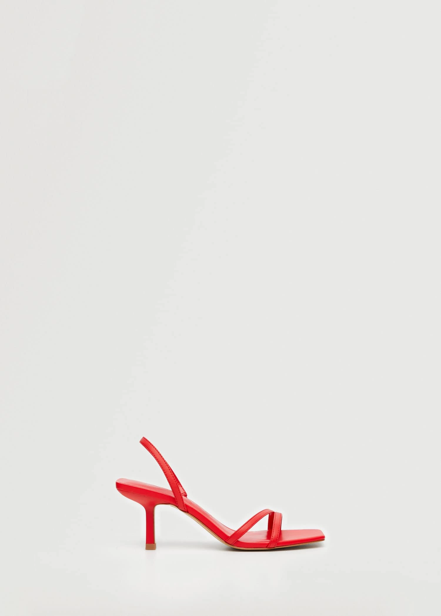 Heel Leather Sandals White 8 Heel Leather Sandals White - Image 6