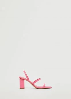 Strappy Heeled Sandals Pink -Mango Shoes Sales unnamed file 29