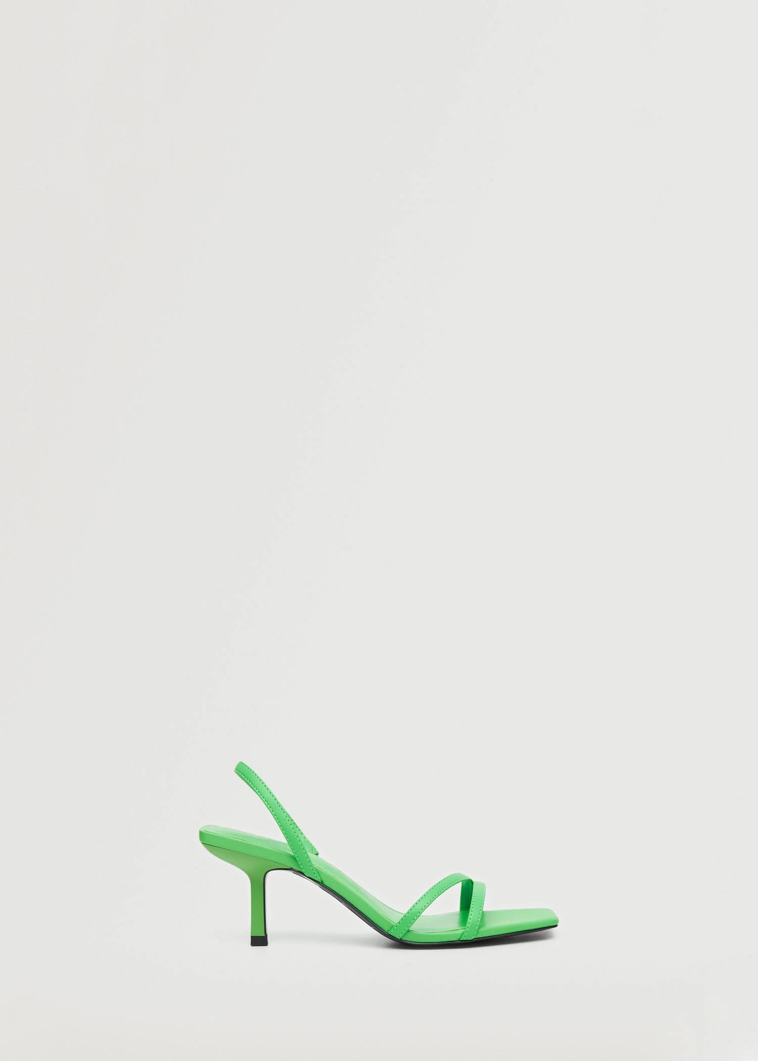 Heel Leather Sandals White 12 Heel Leather Sandals White - Image 10