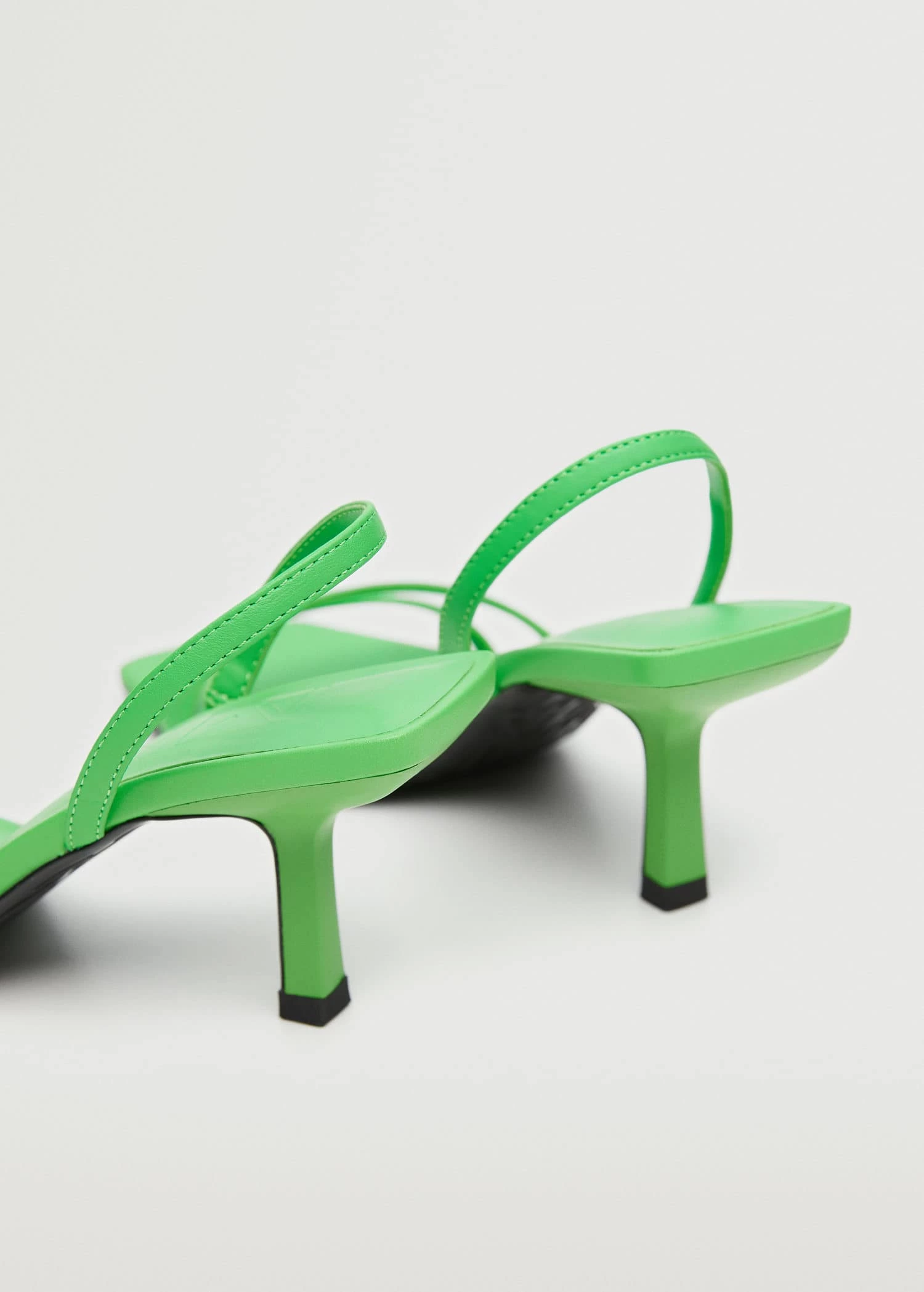 Heel Leather Sandals White 16 Heel Leather Sandals White - Image 14