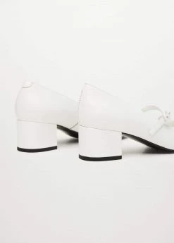 Heel Leather Shoes White -Mango Shoes Sales unnamed file 3