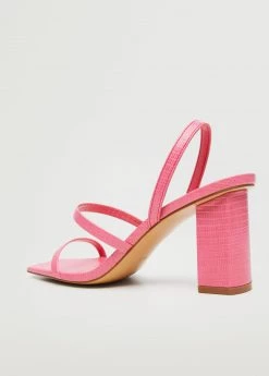 Strappy Heeled Sandals Pink -Mango Shoes Sales unnamed file 31