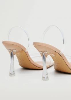 Vinyl High Sandals Nude -Mango Shoes Sales unnamed file 360