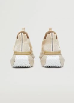 Contrast Sole Sneakers Beige -Mango Shoes Sales unnamed file 371