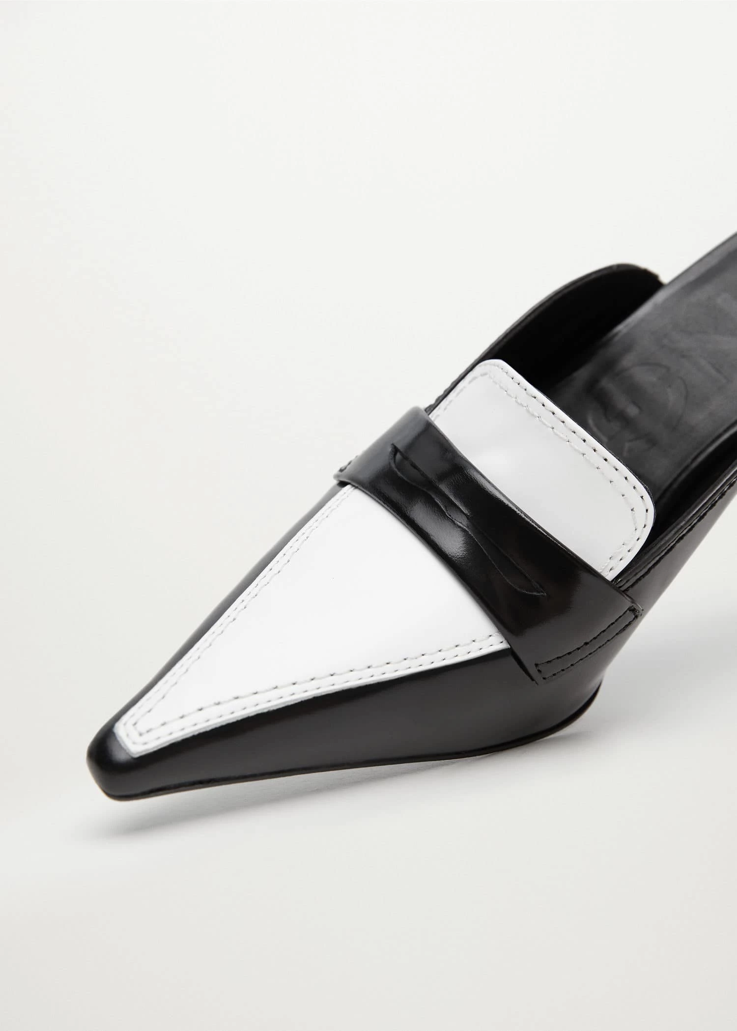 Leather Heel Loafers Black 7 Leather Heel Loafers Black - Image 5