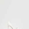 Asymmetric Stiletto Shoes White