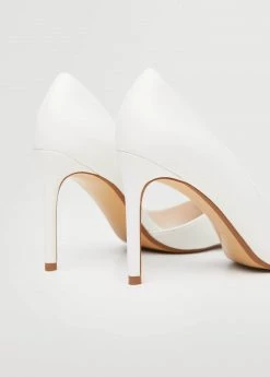 Asymmetric Stiletto Shoes White -Mango Shoes Sales unnamed file 411