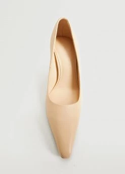 Leather Pumps Beige -Mango Shoes Sales unnamed file 417