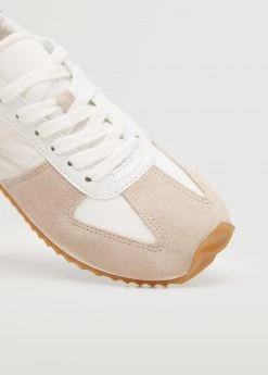 Leather Mixed Sneakers Black -Mango Shoes Sales unnamed file 423