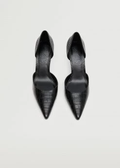Pointed Toe Heel Shoes Black -Mango Shoes Sales unnamed file 462