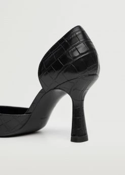 Pointed Toe Heel Shoes Black -Mango Shoes Sales unnamed file 464