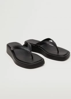 Platform Strap Sandals Black -Mango Shoes Sales unnamed file 467
