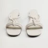 Knot Strips Sandals Off White