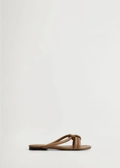 Knot Strips Sandals Off White -Mango Shoes Sales unnamed file 483