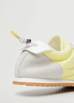 Leather Mixed Sneakers Sky Blue -Mango Shoes Sales unnamed file 518