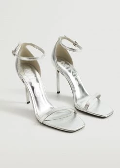 Ankle-cuff Sandals Silver 23 Ankle-cuff Sandals Silver -Mango Shoes Sales unnamed file 543