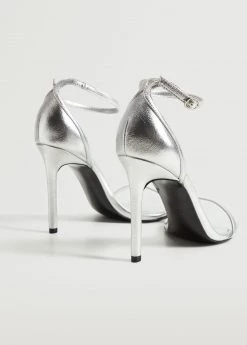 Ankle-cuff Sandals Silver 25 Ankle-cuff Sandals Silver -Mango Shoes Sales unnamed file 545
