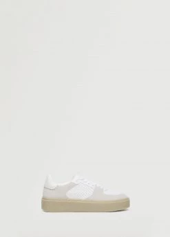 Lace-up Leather Sneakers Light/pastel Grey