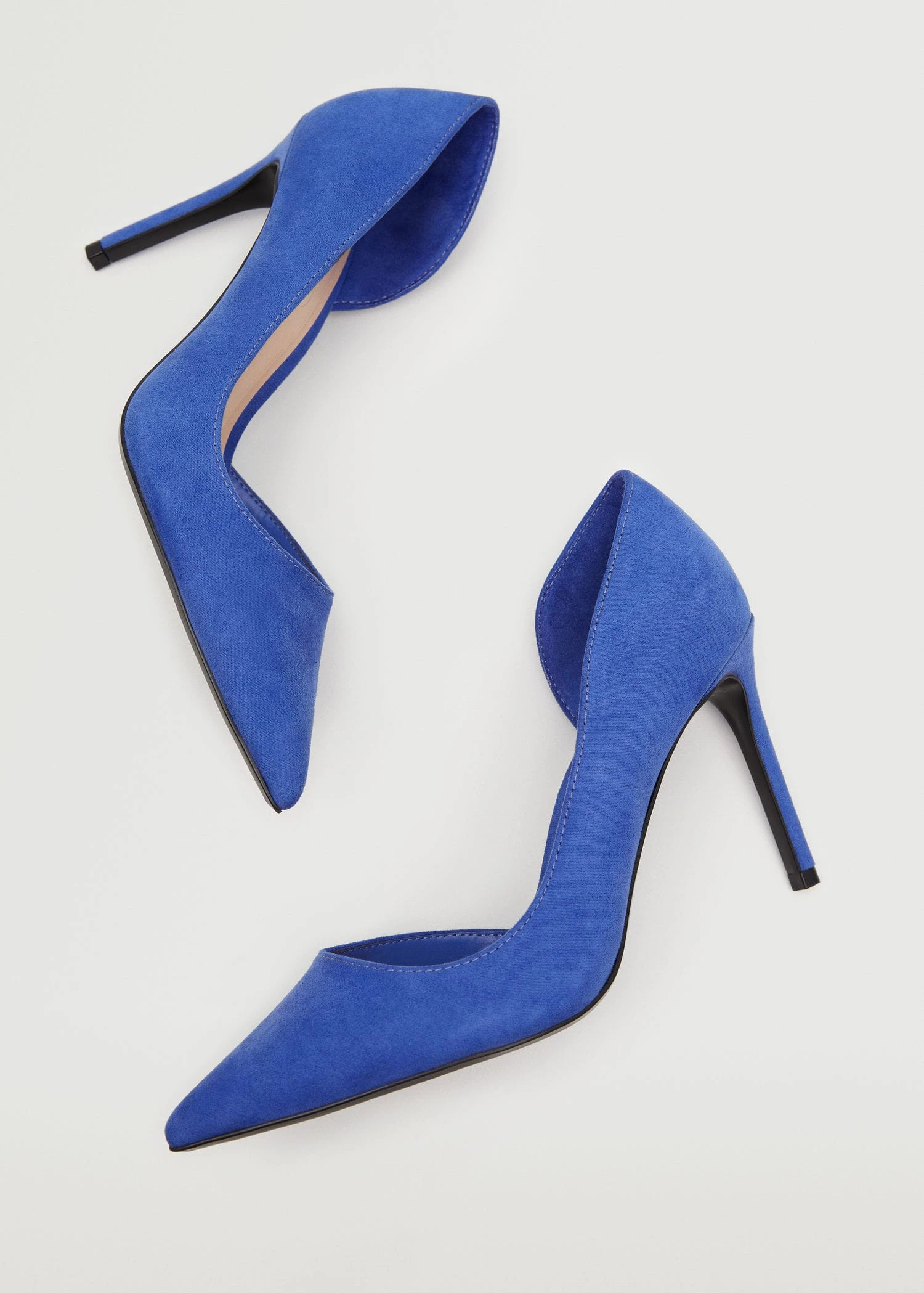 Asymmetric Stiletto Shoes Blue 6 Asymmetric Stiletto Shoes Blue - Image 4