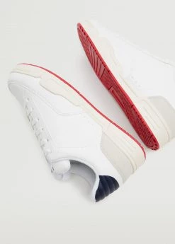 Laces Basic Sneakers White 10 Laces Basic Sneakers White -Mango Shoes Sales unnamed file 692