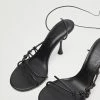 Heel Strips Sandals Black