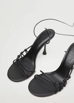 Heel Strips Sandals Black