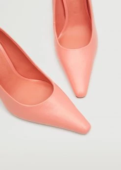 Pointed Toe Pumps Salmon -Mango Shoes Sales unnamed file 773