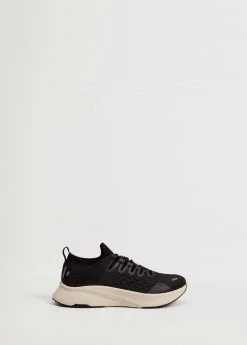 Mixed Technical Sneakers Black