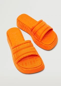 Platform Quilted Sandals Orange 11 Platform Quilted Sandals Orange -Mango Shoes Sales unnamed file 792