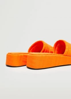Platform Quilted Sandals Orange 12 Platform Quilted Sandals Orange -Mango Shoes Sales unnamed file 793