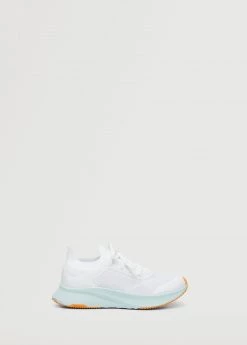 Mixed Technical Sneakers White