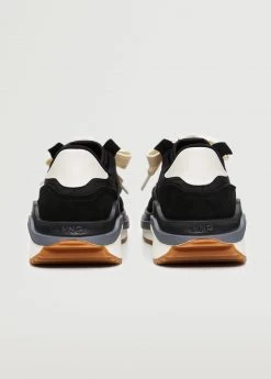 Lace-up Leather Sneakers Beige -Mango Shoes Sales unnamed file 853