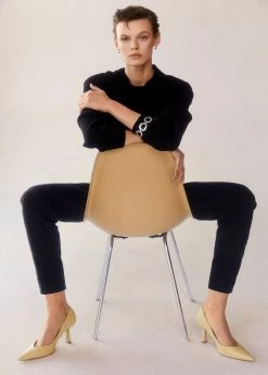 Heel Leather Shoes Light/pastel Brown