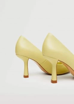 Heel Leather Shoes Light/pastel Brown -Mango Shoes Sales unnamed file 866