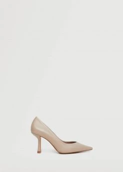 Heel Leather Shoes Light/pastel Brown -Mango Shoes Sales unnamed file 869
