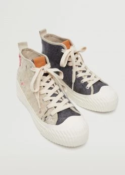 Contrast Sole Sneakers Beige 12 Contrast Sole Sneakers Beige -Mango Shoes Sales unnamed file 903