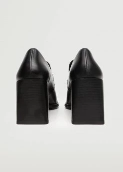 Heel Leather Shoes Black 12 Heel Leather Shoes Black -Mango Shoes Sales unnamed file 934