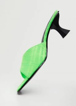 Heel Non-structured Sandals Green -Mango Shoes Sales unnamed file 947