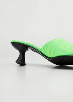 Heel Non-structured Sandals Green -Mango Shoes Sales unnamed file 949